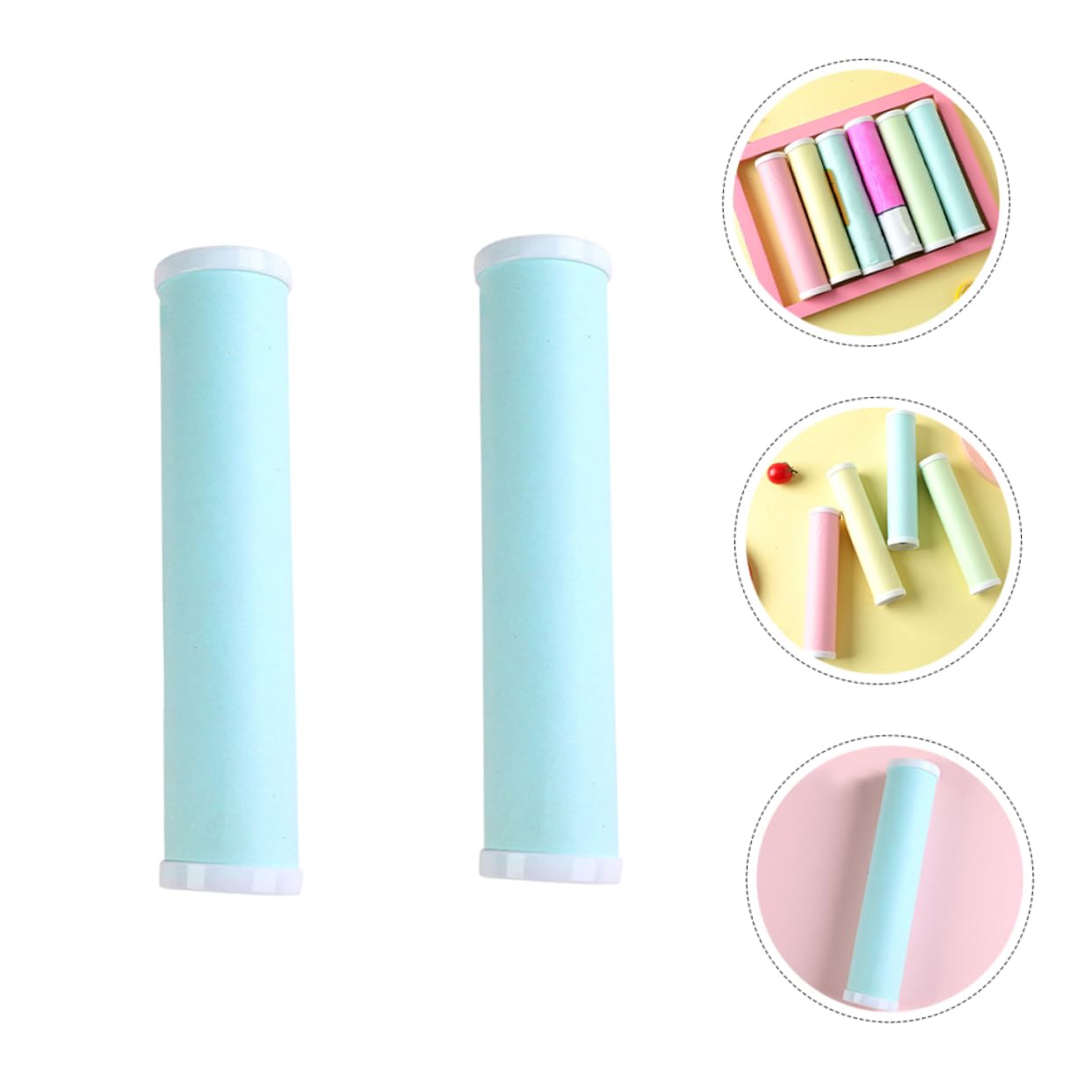 LIOOBO 2pcs DIY Kaleidoscope Blank Decorative Kaleidoscopes for Creative Imagination Sight Development Fun Present for Boys Portable Prism Playthings