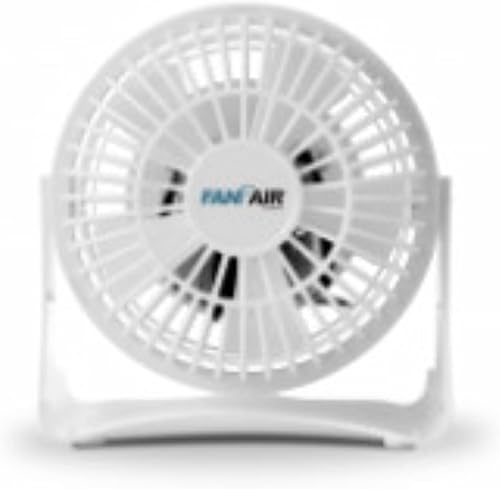 Miniatura 5 de FanFair - Mini ventilador personal de alta velocidad de 4 pulgadas, refrigeración silenciosa, ventiladores de piso inclinables hacia arriba y hacia