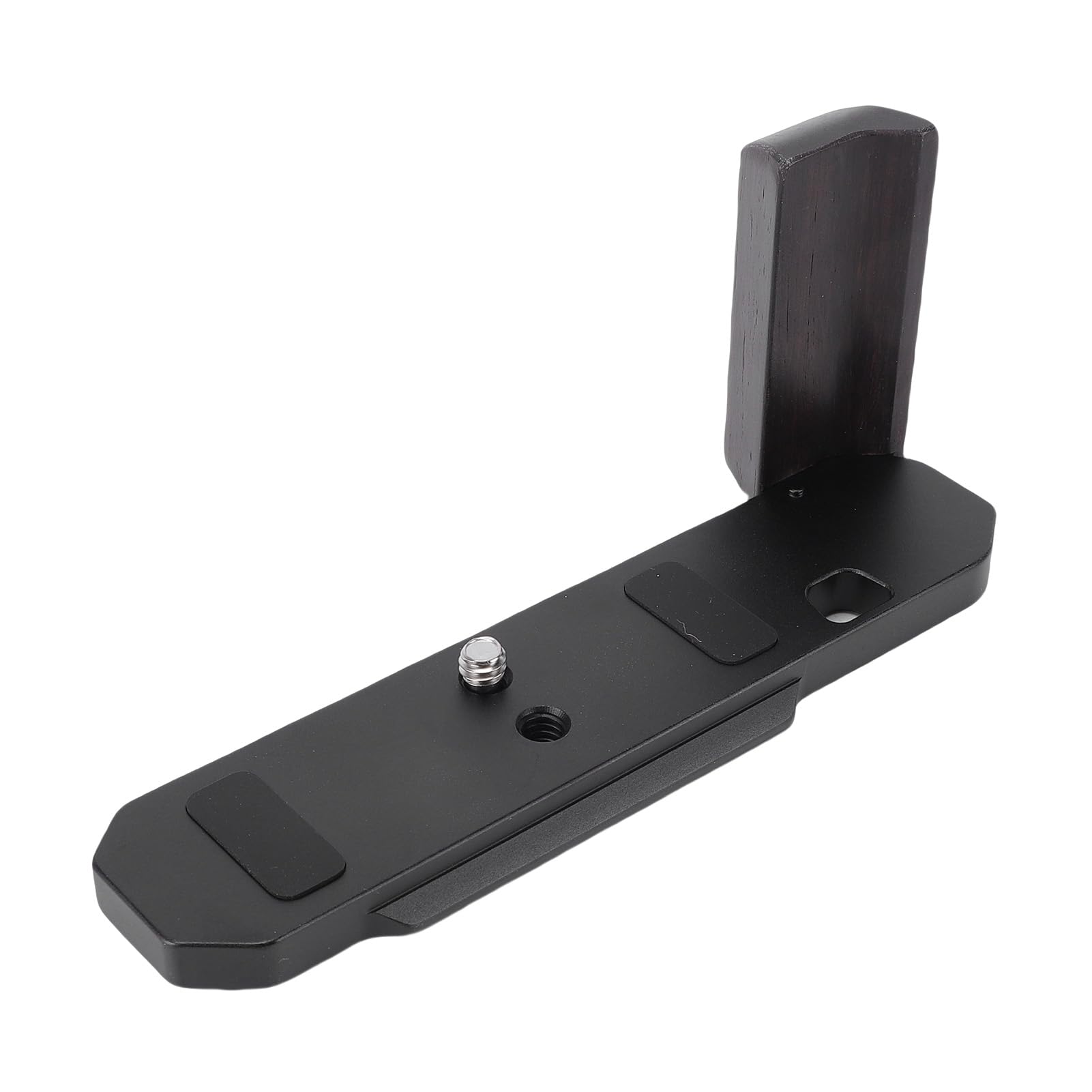 Sxhlseller Drewniany Uchwyt w Kształcie Litery L do FM2 FE2 FM3A, Ręcznie Wykonany Ergonomiczny Uchwyt Aparatu z aluminiową płytą bazową - Płyta Szybkiego Uwalniania, Mocowanie Statywowe
