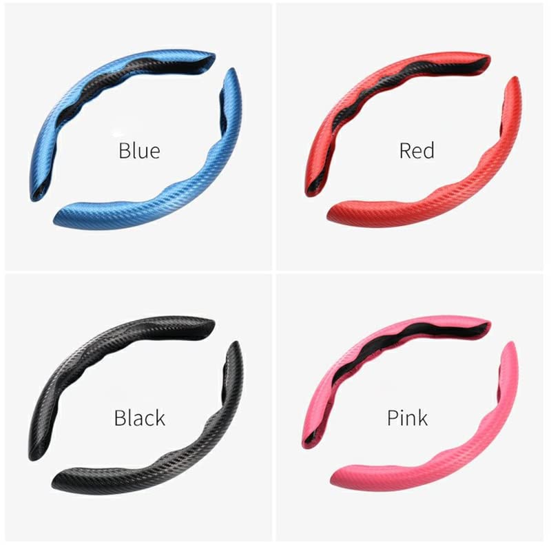 Ft For BMW Carbon Fber Car Steerng Wheel Booster Cover Non-Slp - Foto 6