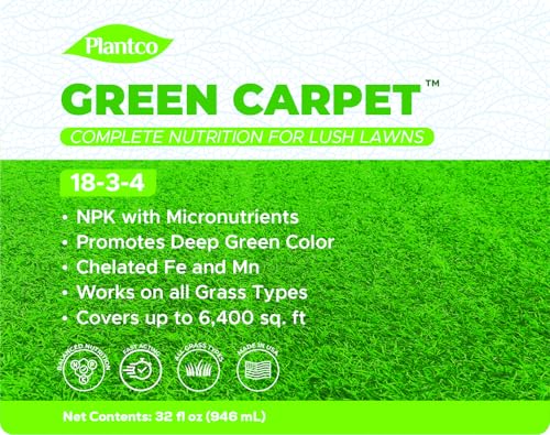 Fertilizante Líquido Green Carpet con NPK 18-3-4 Balanceado 32 oz miniatura 3
