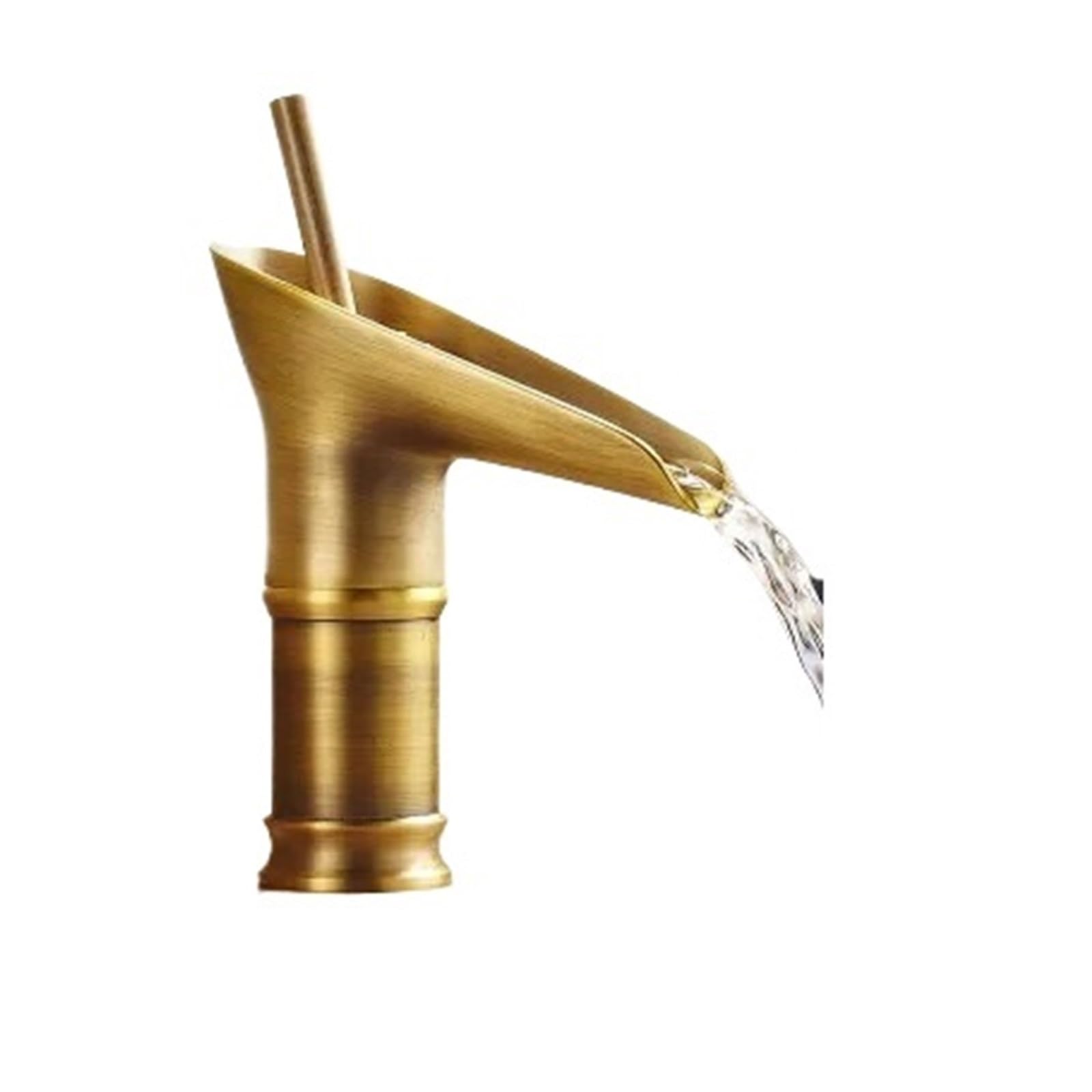 Faucet，Bathroom Faucet Single Lever Waterfall Basin