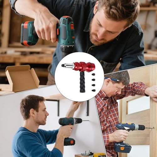 Kit de rivetage pour perceuse pour fixer facilement sur tôle de remorque et tracteur - 5