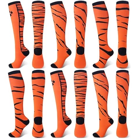 Zoooyawn Kids Soccer Socks, 6 Pairs Cover