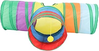 BESTOYARD Coelho Túnel Esconderijo Túnel Gato Brincar Túnel Pequeno Animal Esconderijo Animal De Estimação Túnel Animal De Estimação Cama Brinquedo Hamster Chinchila Brinquedos Casas De