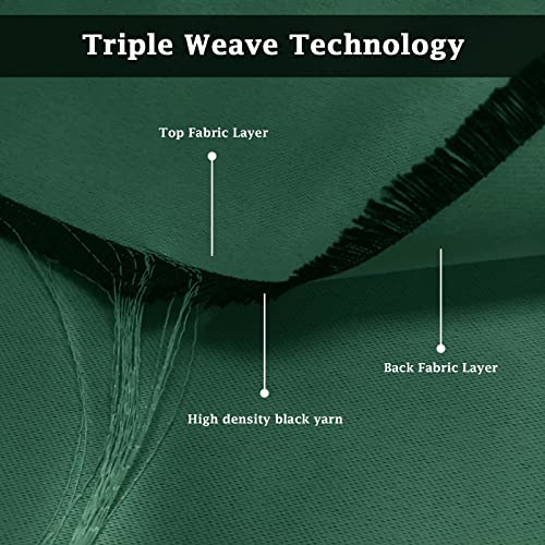 HBLIGHT Waterproof Outdoor Patio Curtains - Custom Sunshade Blackout Thermal Insulated Curtains Rustproof Grommet Top Privacy Garden Curtain for Indoor Porch Gazebo Pergola Canopy- 1 Panel 24 Colors - Image 4