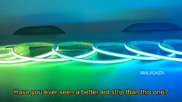 Image of Addressable COB LED Strip, IP68 Waterproof 12V 9.84ft WS2811 RGB-IC Dream Rainbow Color White PCB LED Tape 720LEDs /m with Silicone Tube for Outdoor Decor Lighting (Without Controller and Power Supply)