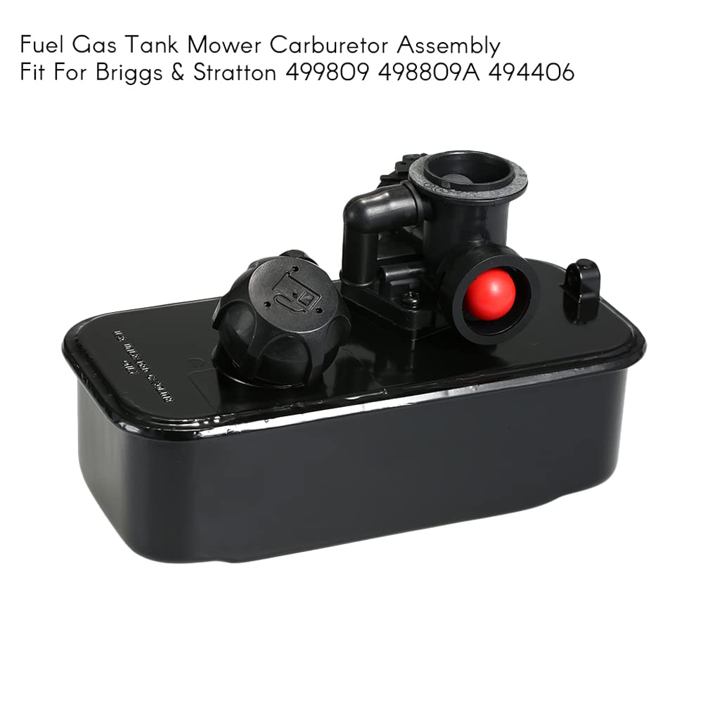 Depósito de gasolina Motor de gas Asamblea del carburador Adecuado para Briggs & Stratton 499809 498809A 494406