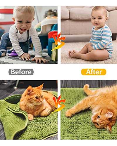 Rug Gripper Tape For Hardwood Floors: 14 Pcs Non Slip Rug Pads Double Sided Carpet Tape Rug Corner Grippers For Area Rugs Washable Reusable Runner Rug Sticky Pad No Curl For Tile Wood Floors Floor Mat #TOP2