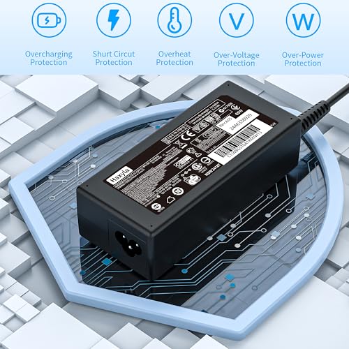 Image of 65W AC Charger Compatible with HP ProBook 450 G5 G6 G7 G8 G9 G10 ProBook 470 430 G8 440 445 640 650 G2 G3 G4 G5 G6 EliteBook L25298-001 L25298-003 TPN-LA16 19.5V 3.33A Laptop Power Supply Adapter