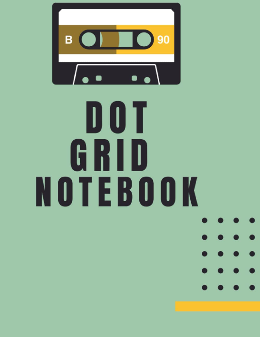 Dotted Bullet Grid Journal/notebook- Stereo Designed 8.5"x11", 120 Pages, Matte Paperback Journal/Notebook