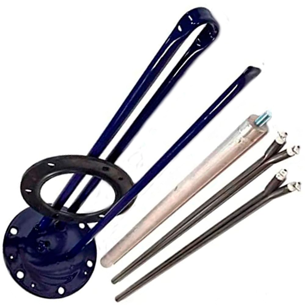 REPORSHOP Portavainas Termo Fagor Ø165x440 para 2 Resistencias + junta + anodo + 2 resis. 600w T32S002C0 AS0019133 - Compatible con Termos Fagor, Edesa y Aspes - para Calentadores de Agua Eléctricos