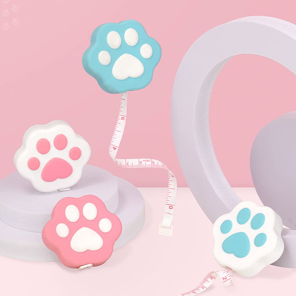 Cartoon Body Measure Tape 40'' with Lock Pin Retract Measuring Tape Body Cloth Measuring Tape for Sewing Tailors