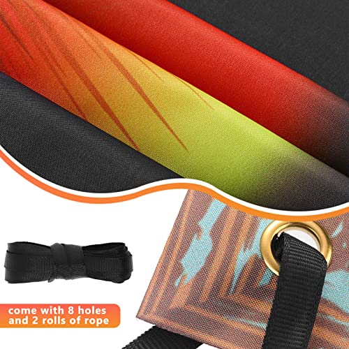 Irenare 2 Pcs Halloween Eyes for Windows, Curtain Panels Black Window Treatment Scary Eye Halloween Window Posters Silhouette for Bedroom Living Room, 34.49 x 60.24 Inches(Cat) by Irenare - Image 3