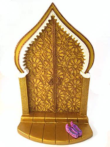 GlitZGlam Puerta de Hadas para gnomos y Hadas de jardín en Miniatura - Una Hermosa Puerta en...