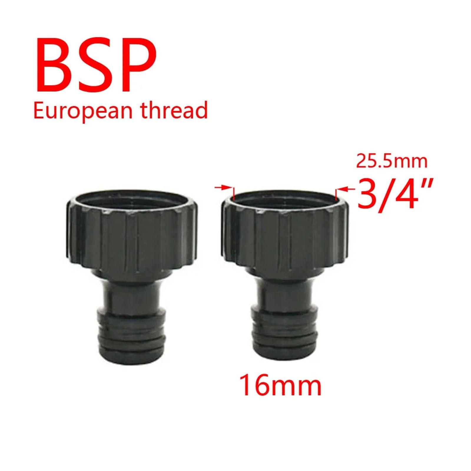 Raccordo rapido per tubo maschio da 3/4 di pollice per irrigazione a goccia da giardino, compatibile con Euro e USA, resistente raccordo giallo per soluzioni di irrigazione efficienti