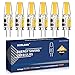 Price comparison product image G4 LED Light Bulbs 2W, Warm White(3000K) AC/DC 12V (Replacement 18W,20W G4 Halogen Bulbs), Flicker Free,Non-Dimmable,Widely Used for Crystal Ceiling Lights Chandeliers, 6 Pack[Energy Class A+]