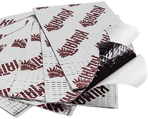 KILMAT 80 mil (2 mm) 36 sqft (3.4 sqm) Car Sound Deadening Mat, Butyl Automotive Sound Deadener, Audio Noise Insulation and dampening