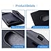 HZAZF Car Tissue Holder, Upgraded Version Hanging Tissue Holder in Car, Premium PU Leather Car Napkin Holder for Universal Auto, Easy Use (Black)