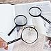 Magnifying Glass for Kids, 18 Pack Plastic Magnifier Hand Lens for Children Toy Class Teaching Reading Outdoor Searching IRCHLYN (Black)