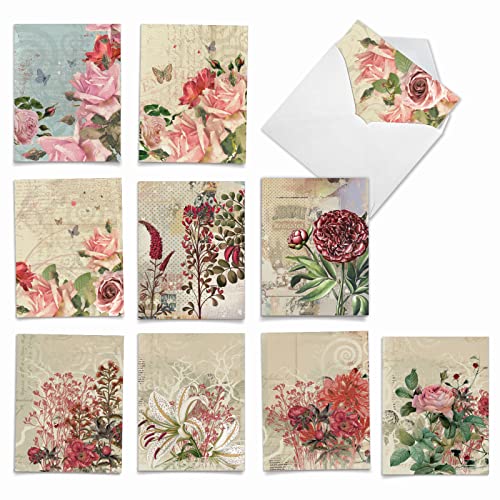 Carte thank you humour botanique de collages pour coffret cadeau