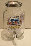  Fontaine Cocktail Party Géant 25x15cm Avec Verseur Joyeux Anniversaire CONTENANCE 3 LITRES