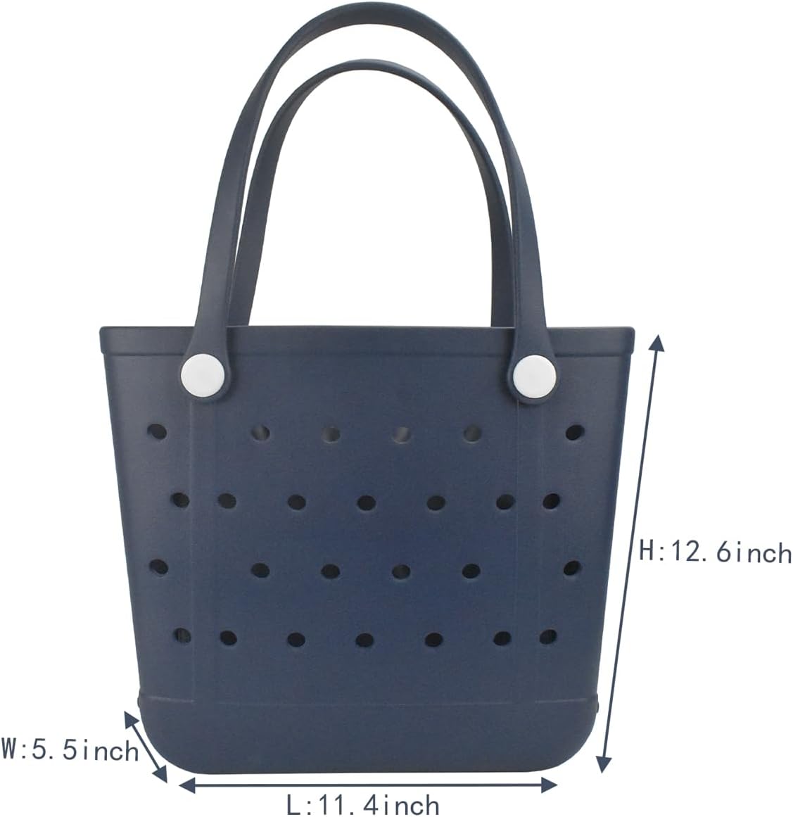 Tote Bag for Women - Large Rubber Beach Bag, Medium Waterproof Sandproof Travel Tote Bags for Beach Outdoor Sports - Image 6