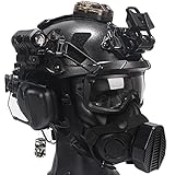 ★ Nuevo diseño: muescas en el interior del casco para llevar varios modelos de auriculares. Tamaño de la cabeza 56-61cm (22-24 pulgadas).