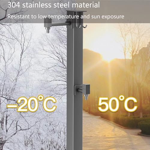 Colonne d'eau extérieure avec robinet antigel pour jardin et terrasse