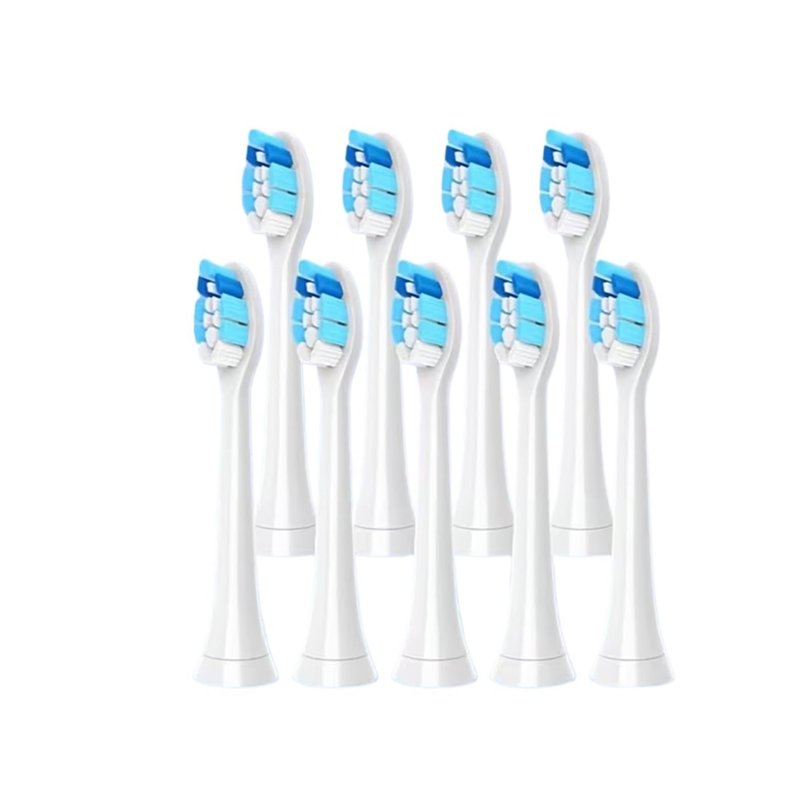 Testine di ricambio for spazzolino da denti 3/6/9 pezzi, compatibili con testina for elettrico 1100 2100 4100 5100 5300(9pcs Blue)