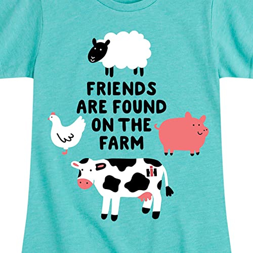 Case IH Friends are Found On The Farm - Toddler Girl Short Sleeve T-Shirt3