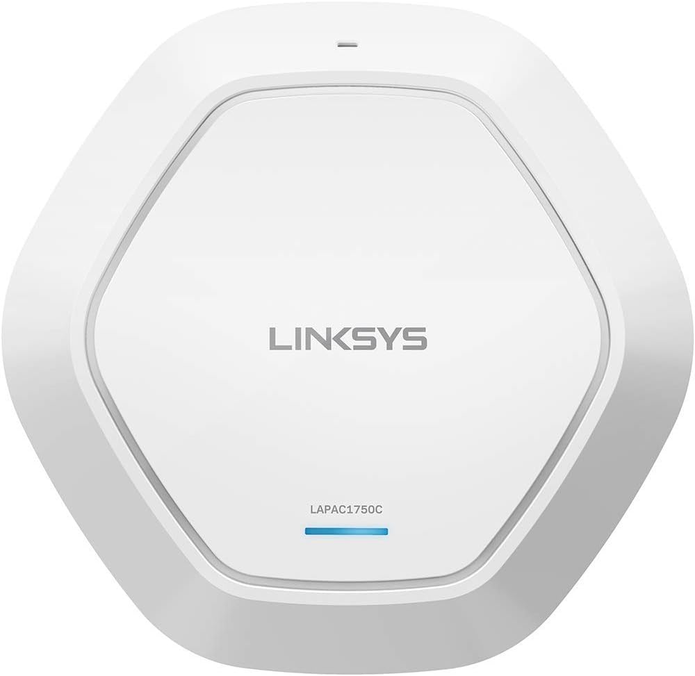Linksys Business LAPAC1750C: AC1750 Wireless Business Access Point, Wi-Fi, PoE, Remote Cloud Management, Real-Time Network Activity Stats (White)
