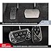 Opuweiy 2 PCS Car Pedal Pads, Automatic Transmission Brake and Accelerator Pedal Covers, Universal Accessories for Most Cars (Black)
