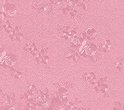 PVC Self Adhesive Wallpaper | Waterproof Peel & Stick Wall Sticker | Easy Install & Clean DIY Decorative Wallpaper for Bedroom, Living Room & Kitchen - (Pink Glossy Embossed, 600X45)