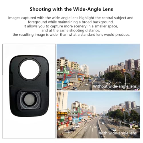 Lente gran angular de 110° FEICHAO para grabar vlogs de paisajes con Osmo Pocket 4P 4