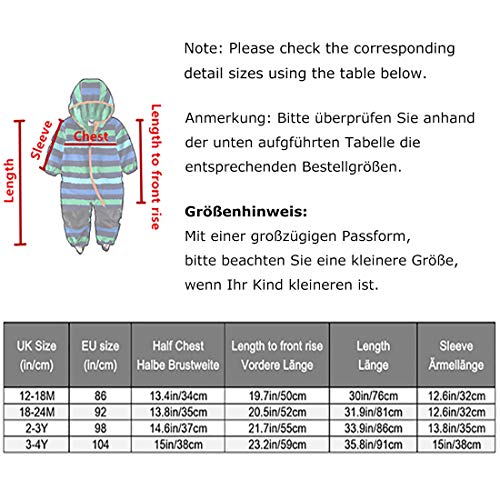 umkaumka Waterafstotend softshellpak, sneeuwpak met fleecevoering voor peuters/jongens en meisjes, voor kinderwagens en… - Image 5