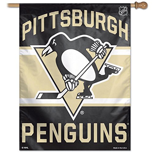 Bannière Penguins de Pittsburgh 27 x37 idée cadeau idéal pour fan de hockey