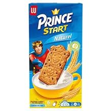 Chocolate Biscuits | Lu | Prince Biscuit Start with Chocolate 6 x 4 Cookies | Total Weight 300 Grams