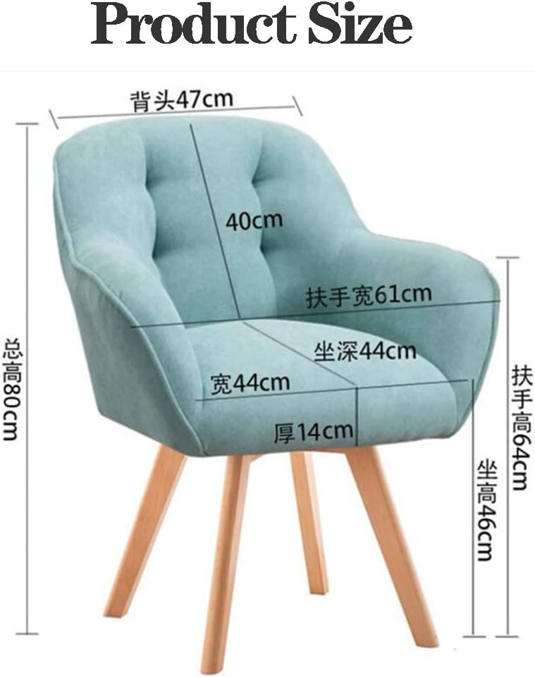 アンティーク ベルベットアームチェア 回転式 頑丈な木製脚を備えた