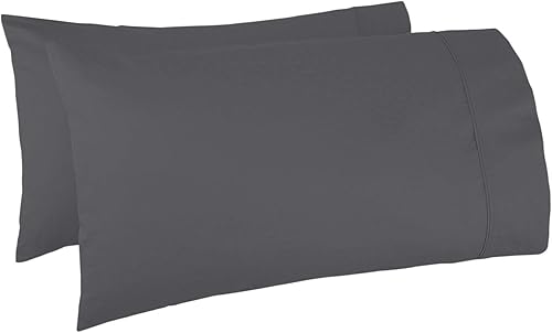 Kamas - Juego de 2 fundas de almohada extra grandes para adaptarse a tus almohadas de tamaño grande, enormes y reforzadas, 100% algodón egipcio,
