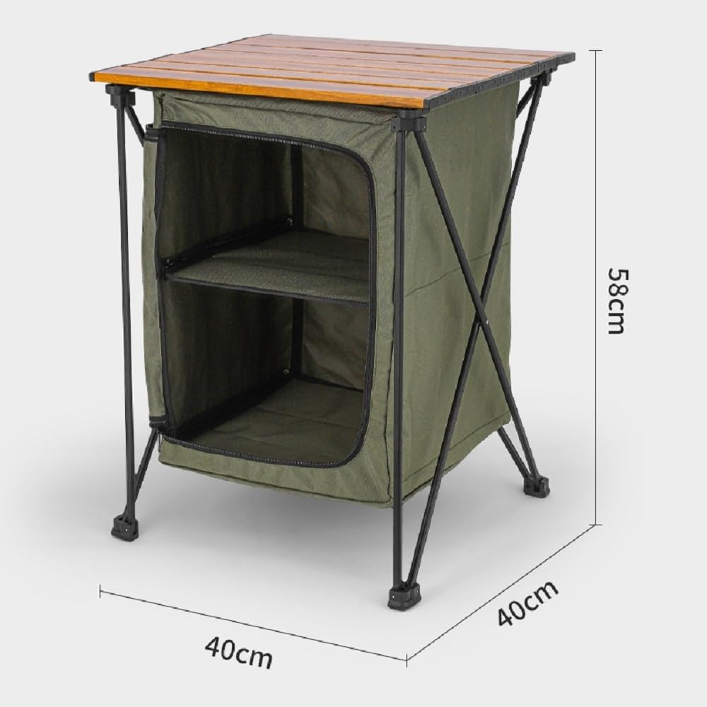 Amazon | Sarinyキャンプ テーブル アウトドアキャンプ食器棚