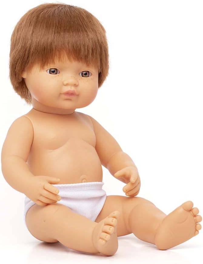 Miniland Doll 15'' Native American Girl (Polybag) - Made in Spain, Anatomically Correct, Quality, Inclusion
