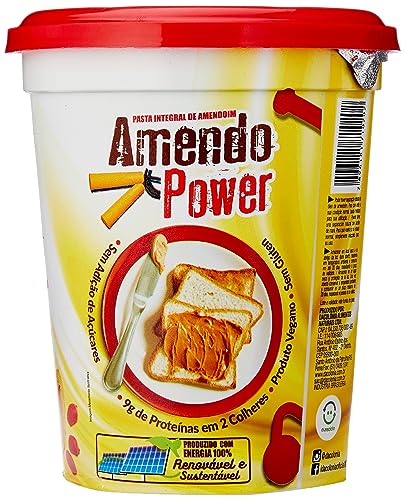 DaColônia Amendopower - Pasta De Amendoim Integral, Zero, 500G