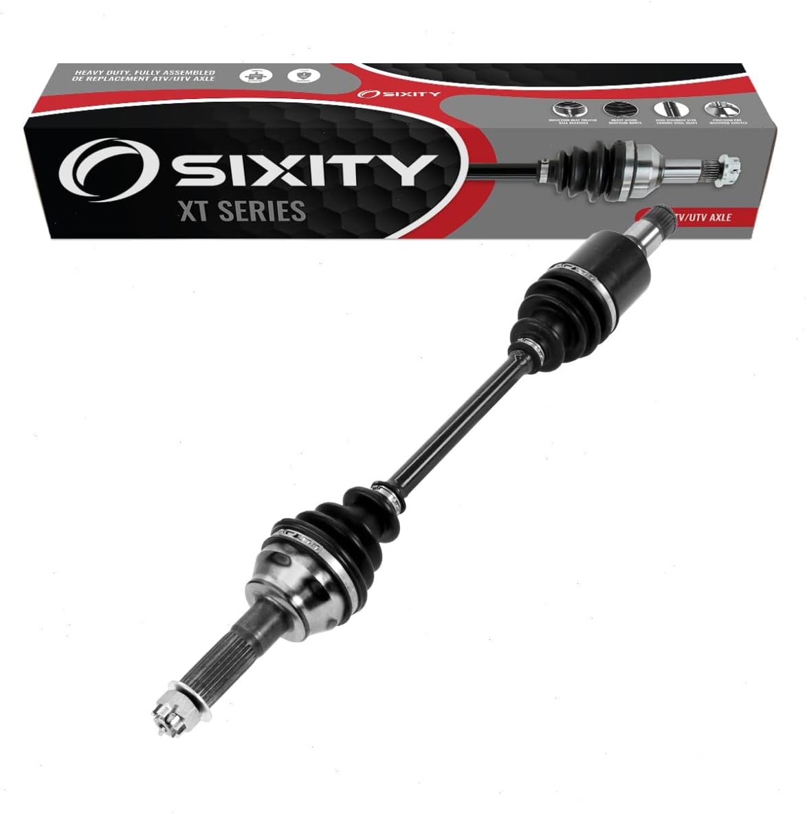 Sixity XT Rear Right Axle compatible with Polaris Ranger 2x4 500 4x4 EFI 700 6x6 800 Crew HD MVRS XP 2006-2017