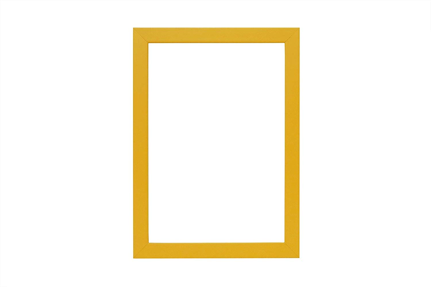 Memory Box Rainbow Premium Wood Range Picture/Photo/Poster frame with Perspex Sheet - (21.0 x 29.7cm) Yellow A4