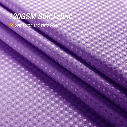 Rideau de douche lavable en machine tissu imperméable violet - 4