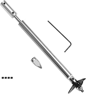 Bettomshin Drive Shaft w Propeller and Universal Joint for RC Boat, L150mm Shaft, L100mm Sleeve, D36mm Propeller, Fit for 3.17mm Motor Shaft 1Pc