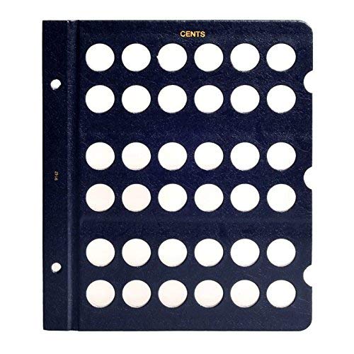 Whitman US/Canada Cent Album Page with Blank Ports