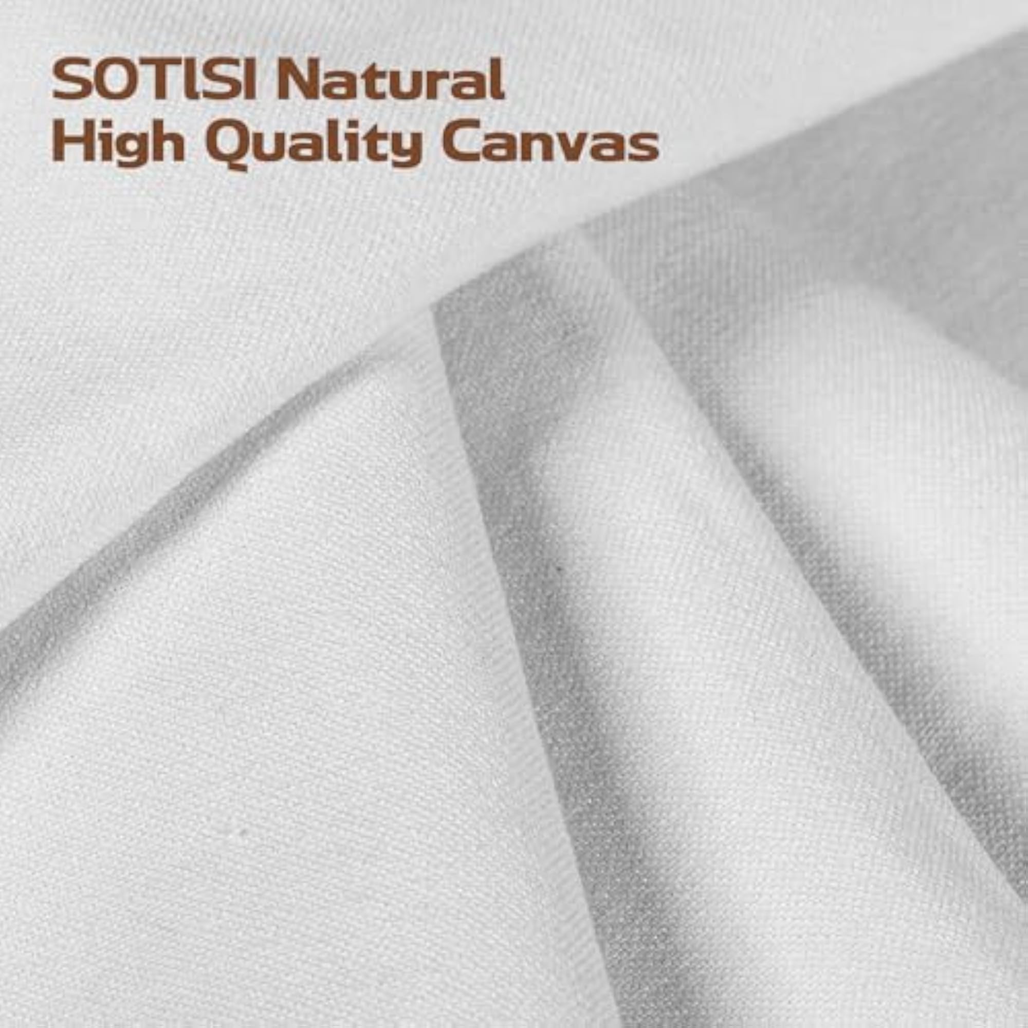 Premium Cotton Duck Canvas Fabric for Arts & Crafts