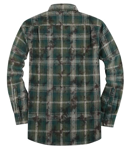 Image of Alex Vando Mens Button Down Regular Fit Long Sleeve Casual Flannel Shirts